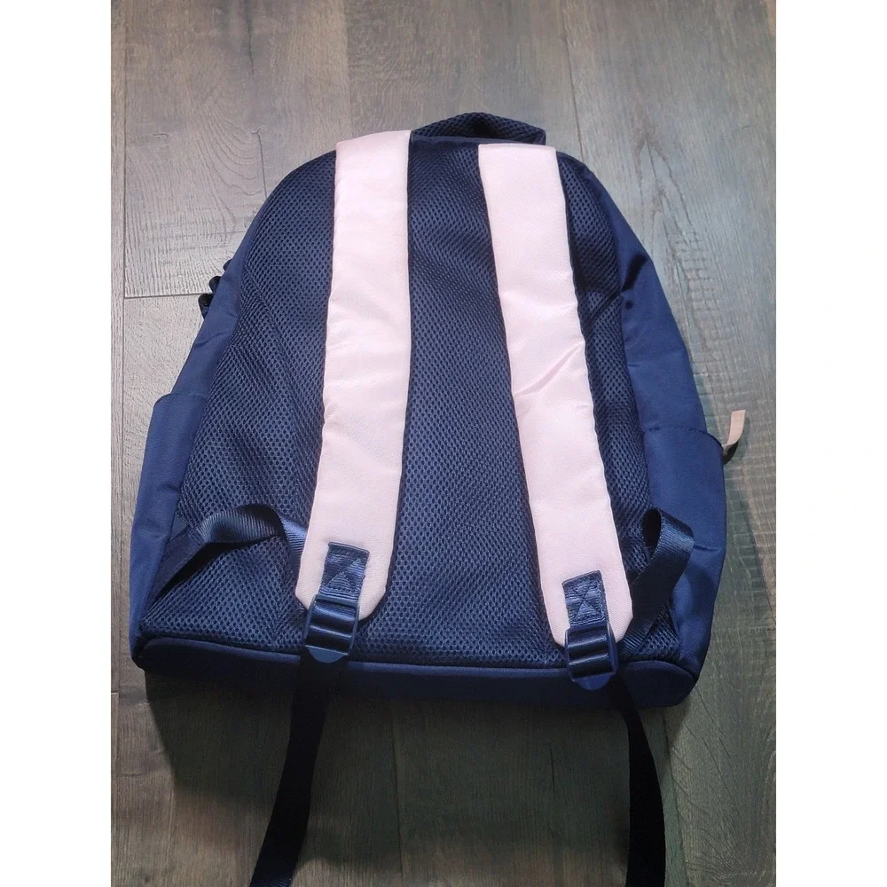 Vineyard Vines Target Navy Blue Pink‎ Logo Backpack Padded School Bag RN17730